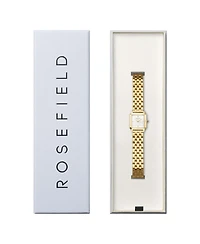 Rosefield Boxelle Women's Gold Tone Stainless Steel Bracelet Watch 19.5mm