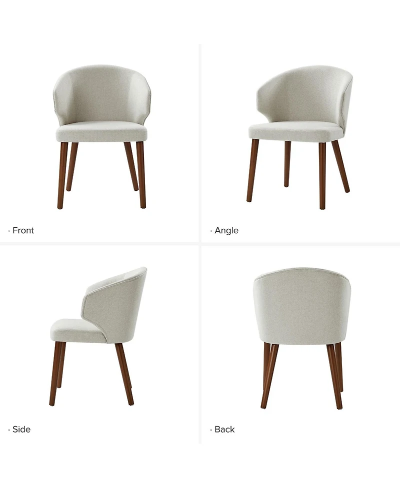 Mid-century Modern Upholstered Dining Chair