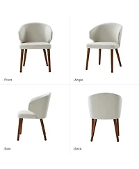 Mid-century Modern Upholstered Dining Chair