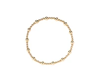 Gold Filled 3mm 5mm Alternating Bead Bracelet