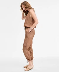 Nautica Jeans Women's Drawstring Pull-On Utility Pants