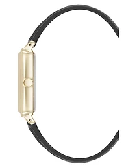 Anne Klein Women's Quartz Casual Polyurethane Leather and Gold-Tone Metal Alloy Watch