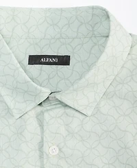 Alfani Men's Geo-Pattern Shirt, Exclusively at Macy's