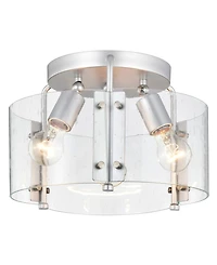 Home Accessories 13" Fortuna 2-Light Indoor Semi-Flush Mount Ceiling Light