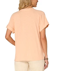 Democracy Women's Embroidered Graphic T-Shirt