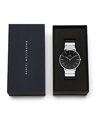 Daniel Wellington Men's Analog Silver Tone Stainless-Steel Watch