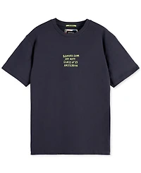 Scotch & Soda Men's Relaxed Fit Short Sleeve Crewneck Art Class Graphic T-Shirt