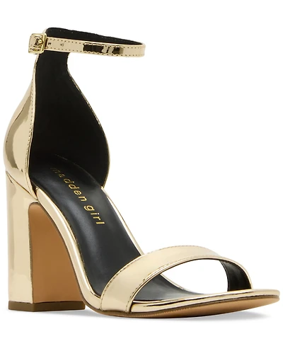 Madden Girl Sasha Two-Piece Block-Heel Dress Sandals