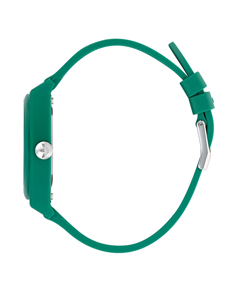 adidas Unisex Analog Green Resin Watch, 38mm