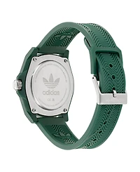 adidas Unisex Analog Green Resin Watch, 41mm