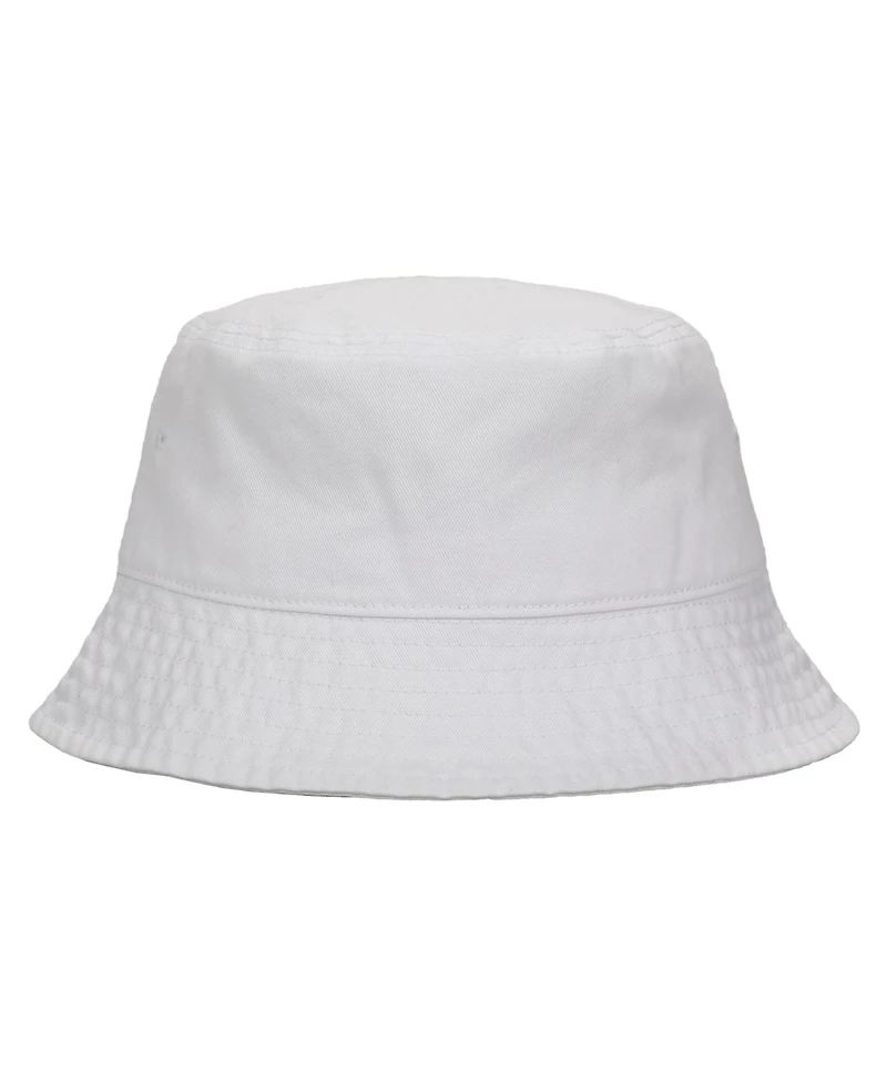 Generic Men's 2-Pack Black & White Washed 100% Cotton Adult Bucket Hat