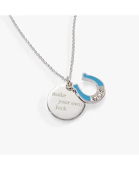 Make Your Own Luck Duo Charm Pendant Necklace Necklace