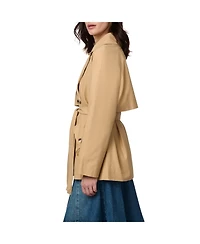 Bernardo Women's Belted Short Trench