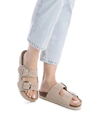 Women's Suede Slip on Sandals By Xti
