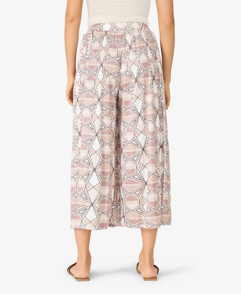 Cable & Gauge Women's Wide Leg Crop Pant