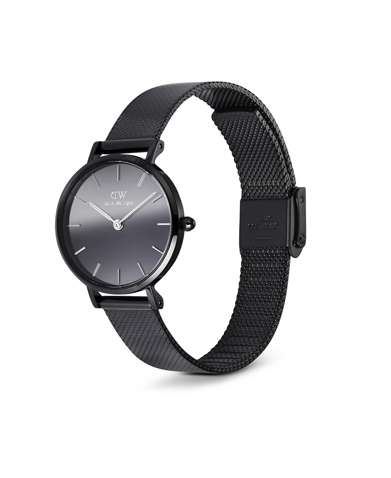 Daniel Wellington Women's Analog Black Stainless-Steel Watch, 28mm