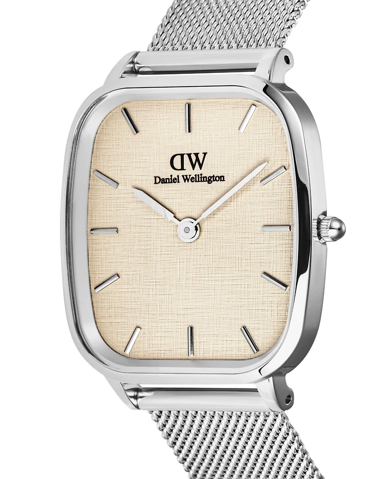 Daniel Wellington Men's Analog Silver Tone Stainless-Steel Watch, 32mm