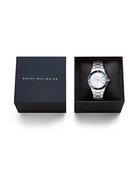 Daniel Wellington Men's Analog Silver Tone Stainless-Steel Watch