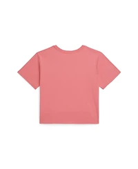 Polo Ralph Lauren Big Girls Logo Jersey Boxy T-Shirt