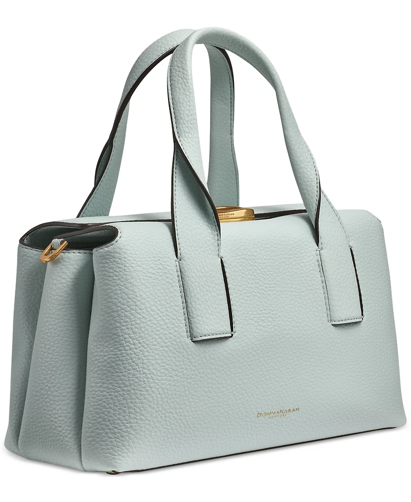Donna Karan New York Amagansett Soft-Rolled Leather Satchel with Sculpted Magnet Closure