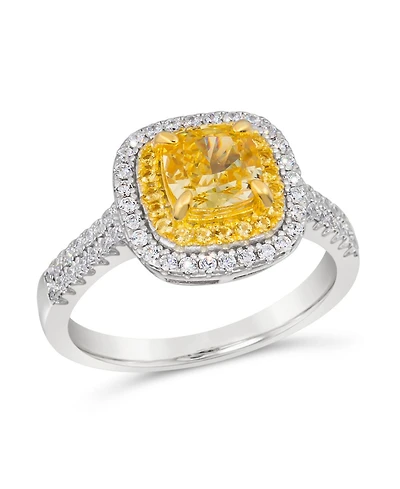 Anna Zuckerman Lucia Brilliante Ring Canary Yellow