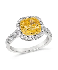 Anna Zuckerman Lucia Brilliante Ring Canary Yellow
