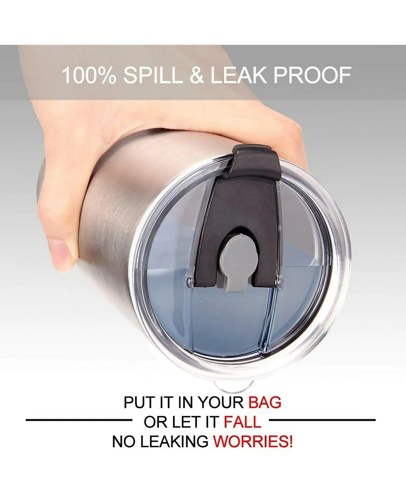 Lid: On The Go Spill Proof Tumbler Lid for12 & 20oz Cruisers