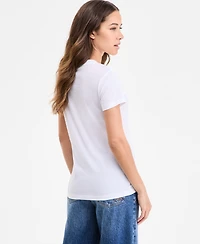 Boss Orange Women's Cotton Embellished-Graphic T-Shirt