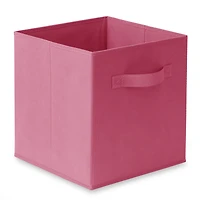 Casafield Set of 6 Fabric Storage Cube Bins, Red