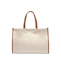 Lacoste Large Heritage Canvas Tote Bag