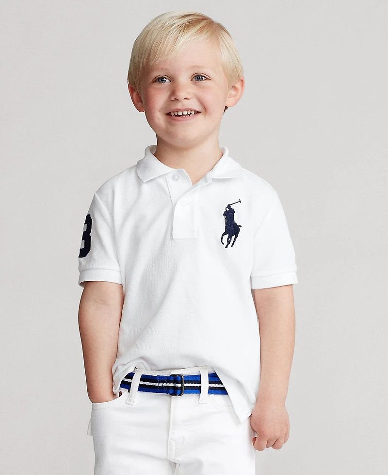 Polo Ralph Lauren Toddler and Little Boys Big Pony Cotton Mesh