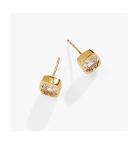 Crystal Clover Mini Studs