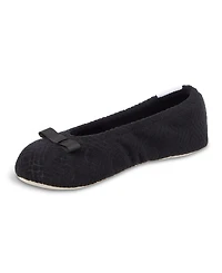 Isotoner Signature Women's Gemma Microterry Ballerina Slippers