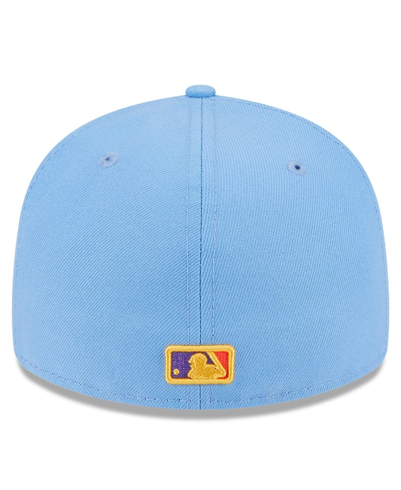 New Era Men's Light Blue Colorado Rockies 2025 City Connect Low Profile 59FIFTY Fitted Hat