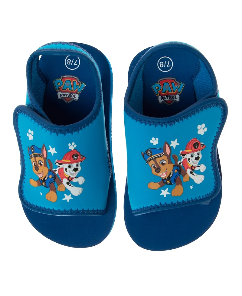 Nickelodeon Toddler Boys and Girls Patrol Hook Loop Dual Sizes Sandals