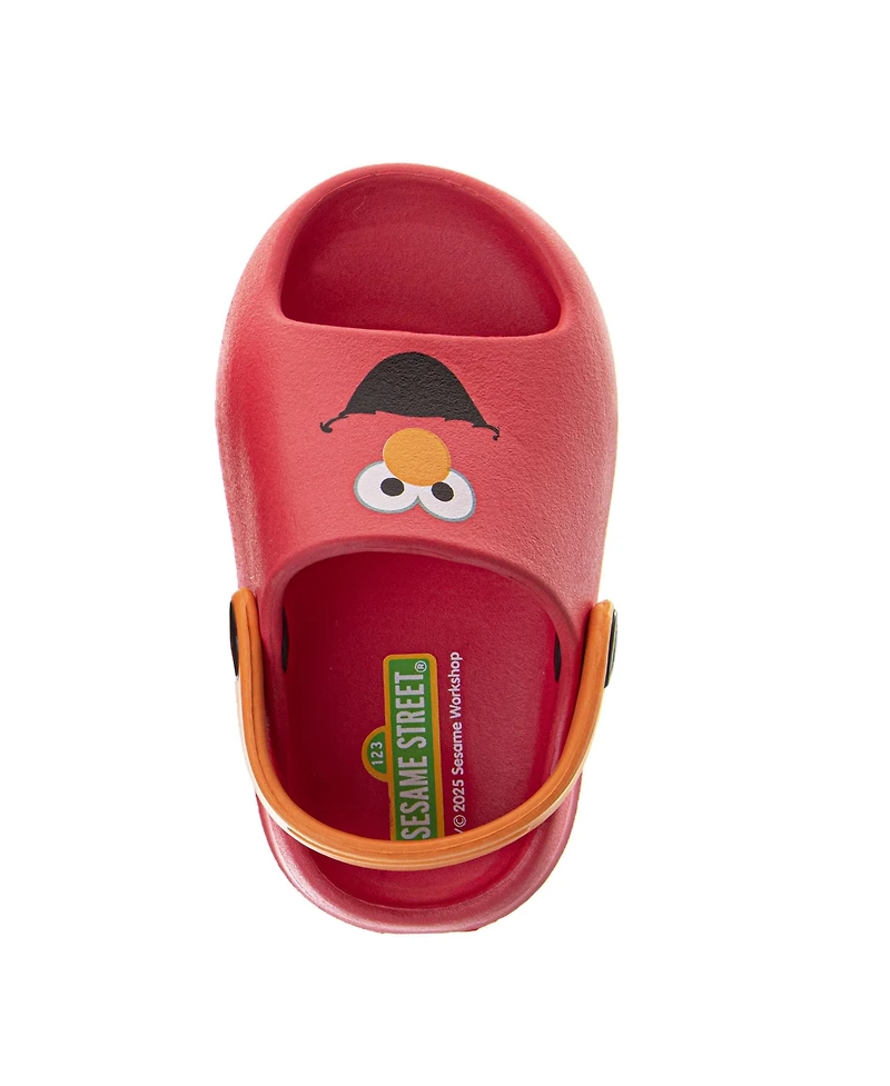 Sesame Street Toddler Boys Cookie Monster Waterproof Backstrap Sandals