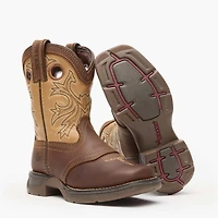 Durango Kids Lil Rebel by Brown Tan Western Boot