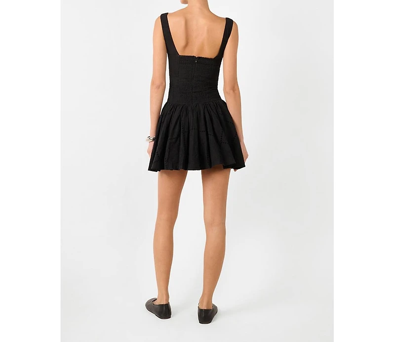 WeWoreWhat Women's Corset Peplum Mini Dress