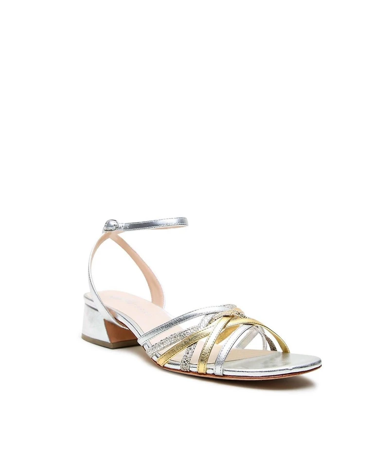 Alterre Women's Silver Marilyn Customizable Sandals