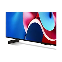 Lg Oled C4 Hdr 4K Smart Oled Tv 144 Hz Refresh Rate + Uax 4K Hdmi 2.0 Cable + Cps 24 Months Protection and Streaming Bundle with Alexa