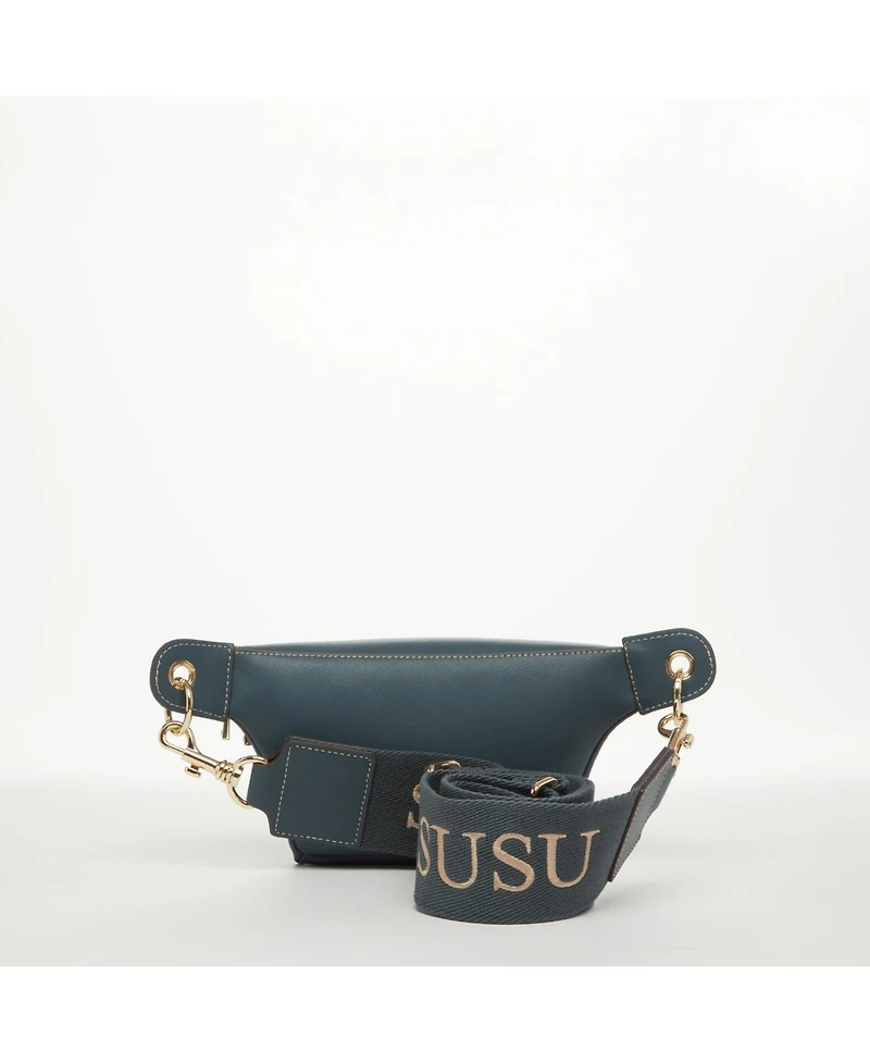 Susu Chest Sling Bag Shoulder Sling Bag Small Blue Leather Crossbody Sling Bag