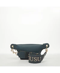 Susu Chest Sling Bag Shoulder Sling Bag Small Blue Leather Crossbody Sling Bag