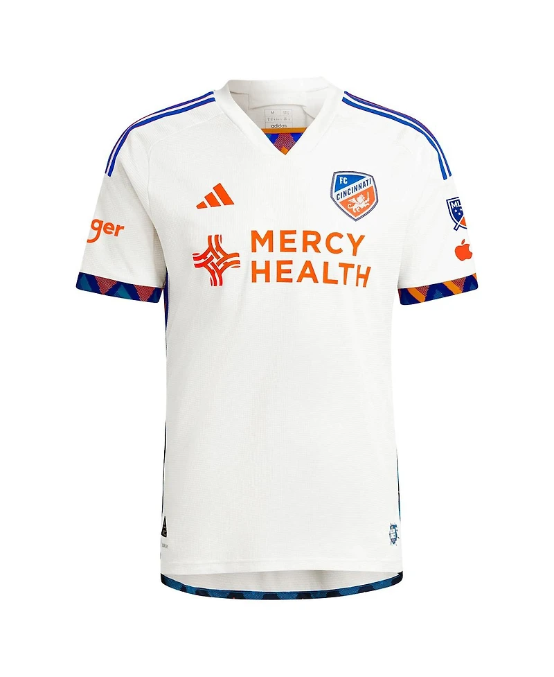 Adidas Men's Matt Miazga White Fc Cincinnati 2024 The Canvas Kit Authentic Player Jersey