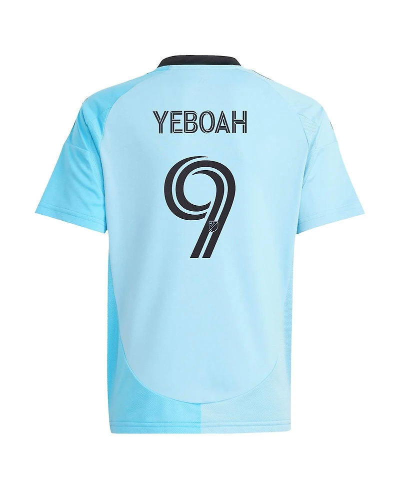 Adidas Big Boys and Girls Kelvin Yeboah Blue Minnesota United Fc 2025 Convergence Replica Player Jersey