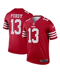 Nike Men's Brock Purdy Scarlet San Francisco 49ers Team Legend Jersey