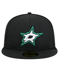 New Era Men's Black Dallas Stars Core 59FIFTY Fitted Hat