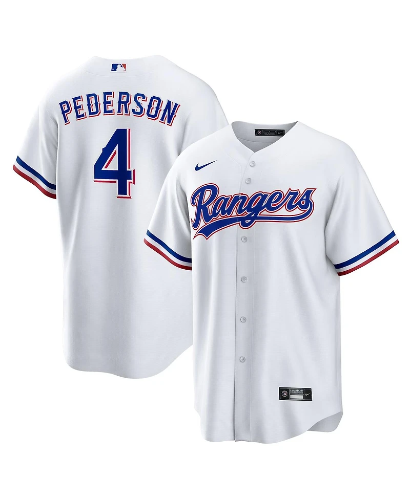 Nike Men's Joc Pederson White Texas Rangers Home Replica Jersey