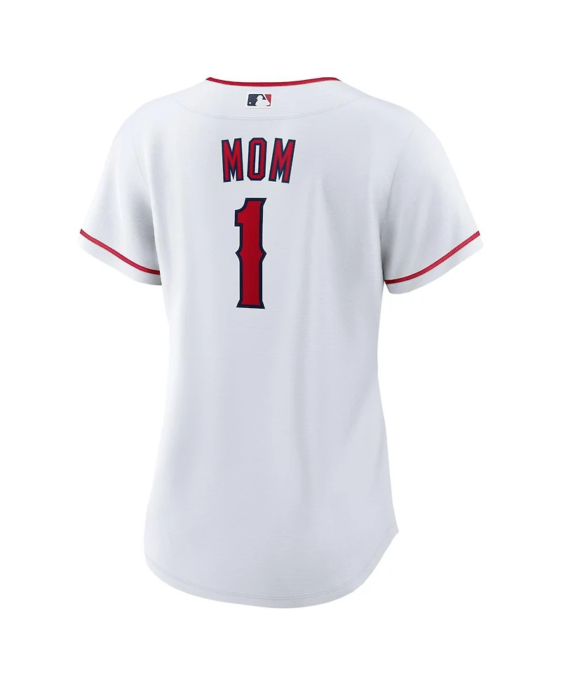 Nike Women's White Los Angeles Angels 1 Mom Home Replica Jersey