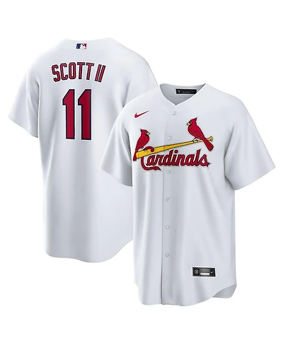 Nike Men's Victor Scott Ii White St. Louis Cardinals Home Replica Jersey