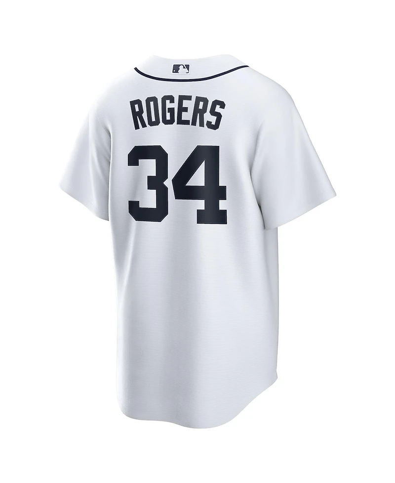 Nike Men's Jake Rogers White Detroit Tigers Home Replica Jersey
